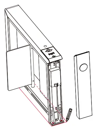 ZKTECO-Mars-B1000-Series-Swing-Barrier-FIG-7