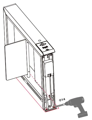 ZKTECO-Mars-B1000-Series-Swing-Barrier-FIG-9