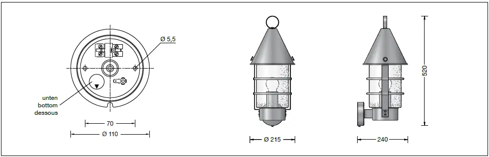 BEGA-31406-Wall-Luminaire-fig-1