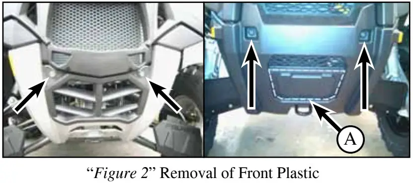 United Motorsports HK 338 Polaris Sportsman Xp Winch Mount - Front Plastic