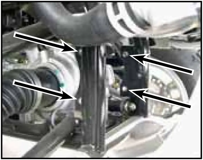 United Motorsports HK 338 Polaris Sportsman Xp Winch Mount - assemble