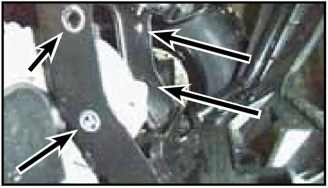 United Motorsports HK 338 Polaris Sportsman Xp Winch Mount - fairlead