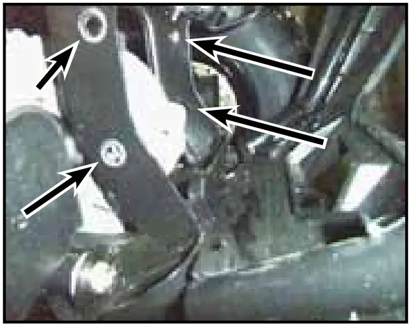 United Motorsports HK 338 Polaris Sportsman Xp Winch Mount - front rack