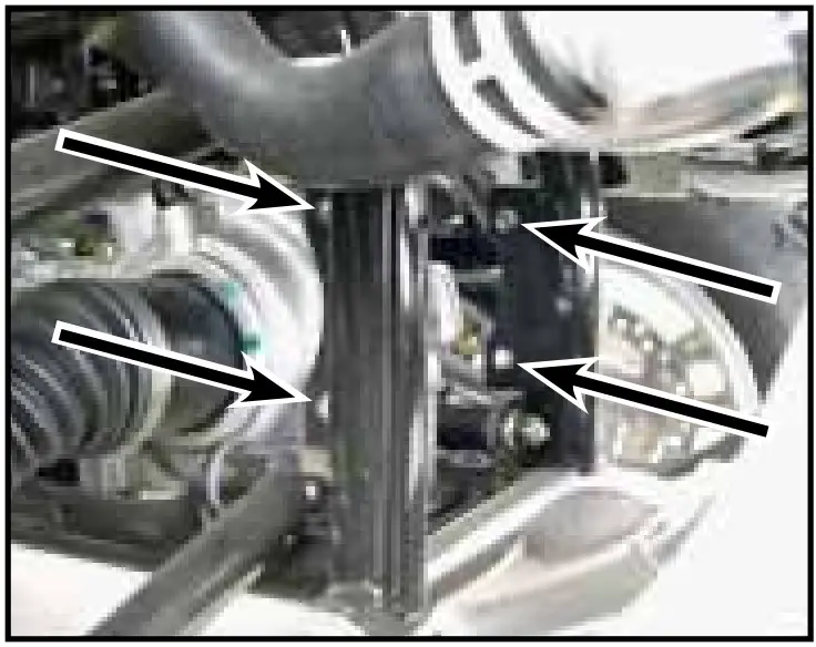 United Motorsports HK 338 Polaris Sportsman Xp Winch Mount - hardware