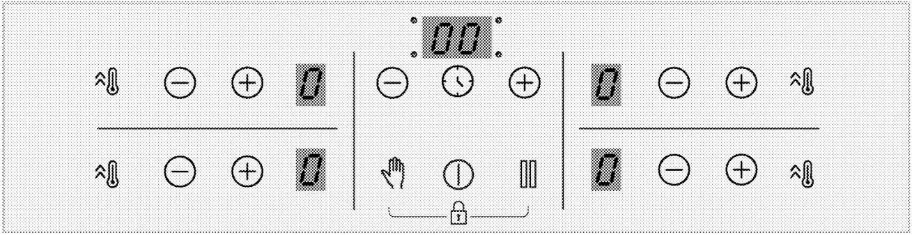 beko HII 64202 MTB Built In Hob - Control Panel