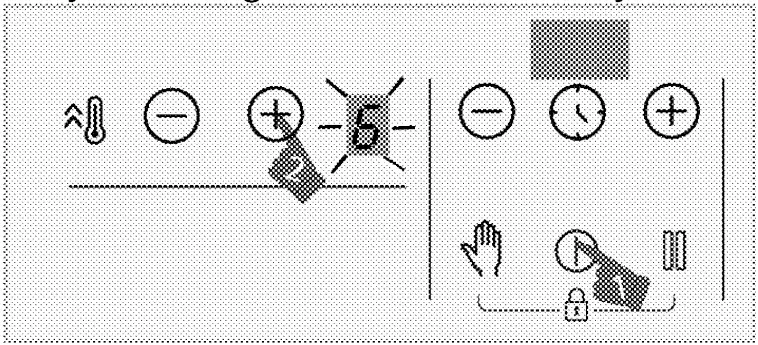 beko HII 64202 MTB Built In Hob - Temparature Level