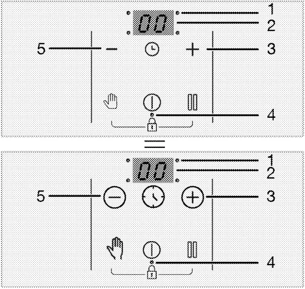 beko HII 64202 MTB Built In Hob - Time Indicator