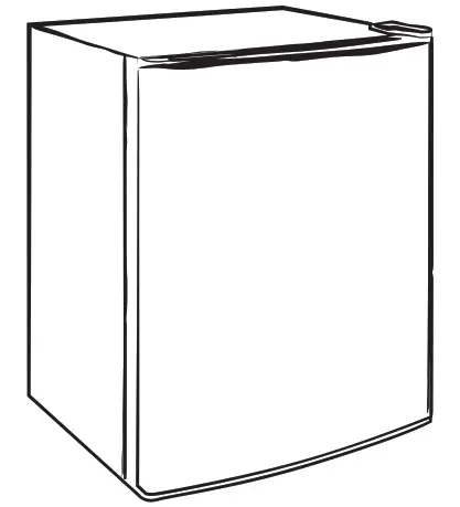Midea WHS 65LB1 Compact Refrigerator - Cover