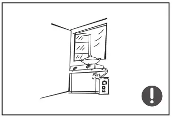 Midea WHS 65LB1 Compact Refrigerator - Safety Warning 3