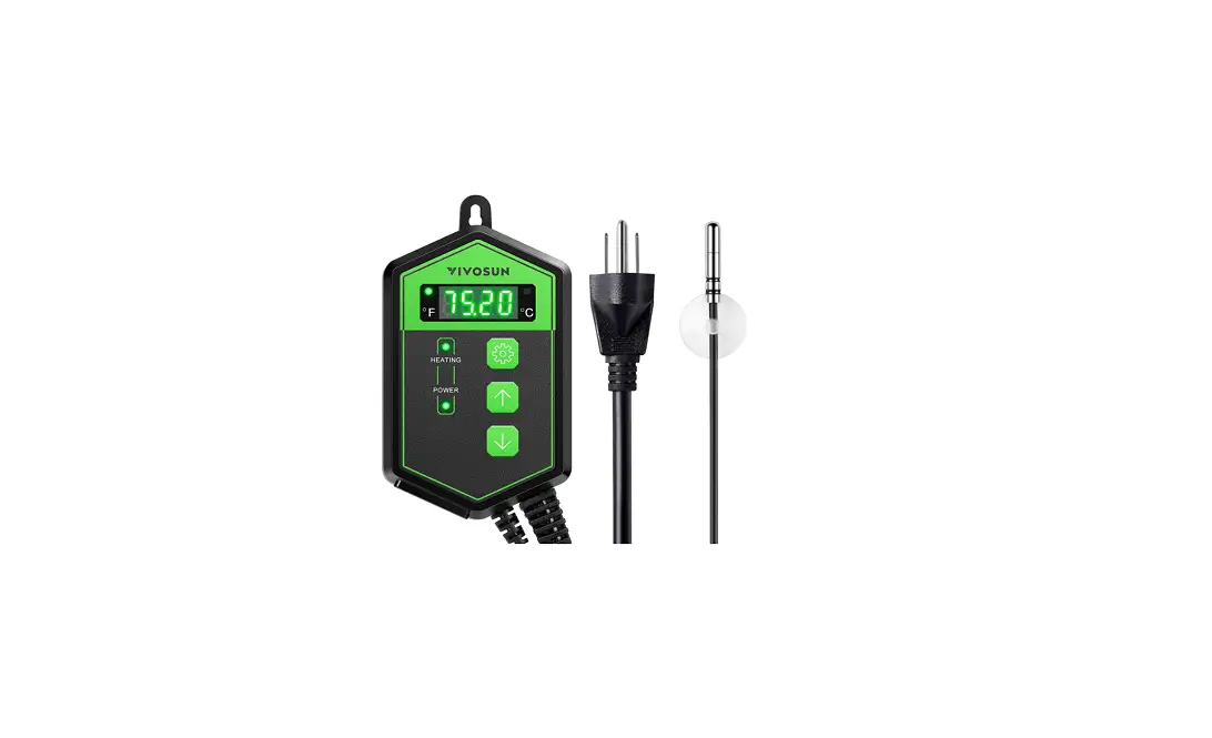 Vivosun 330101 Digital Heat Mat Thermostat Instruction Manual Vivosun 330101 Digital Heat Mat Thermostat Instruction Manual