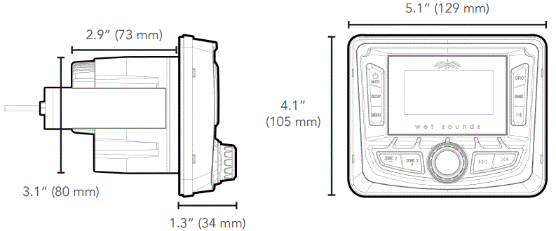 Wet-Sounds-WS-MC-5-V2-1-Piece-Marine-Receiver-fig-1