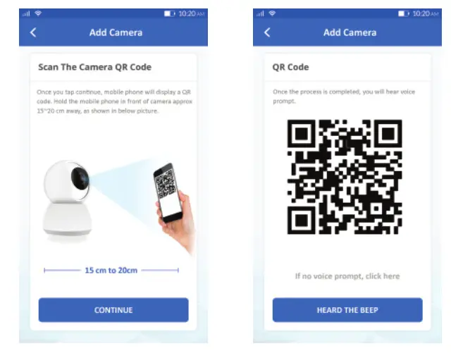 CP PLUS enzyKam  E35A WiFi and Wireless Security Camera - qr