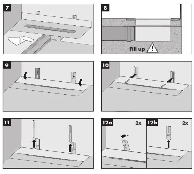 hansgrohe 94345000 uBox Mounting Brackets Nordics - fig 2