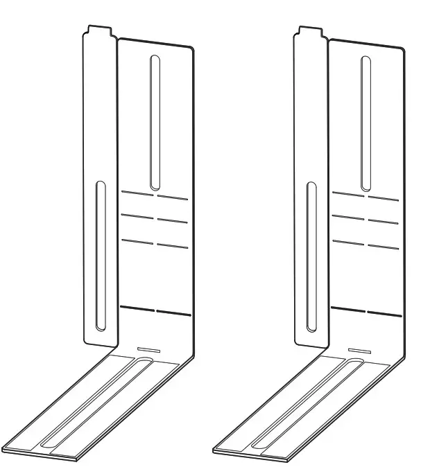 hansgrohe 94345000 uBox Mounting Brackets Nordics