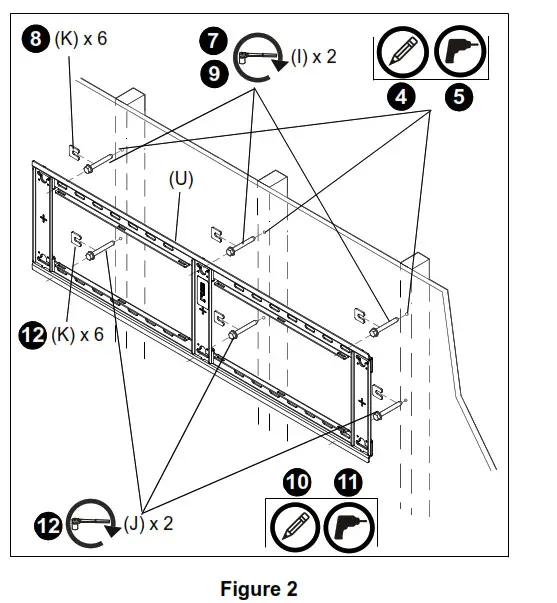 CHIEF RXF3, RXT3 FIT Extra Large Flat Panel Mounts - fig 16