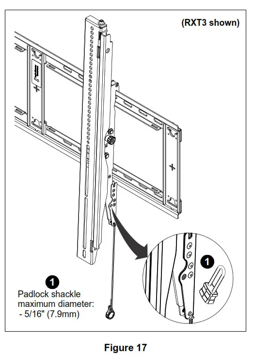 CHIEF RXF3, RXT3 FIT Extra Large Flat Panel Mounts - fig 34