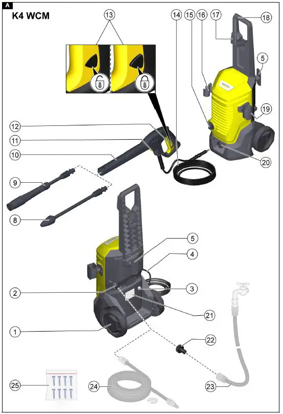 K RCHER-K-4-WCM-High-Pressure-Cleaner-1