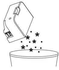 petgugu P1S Robot Vacuum Cleaner - Dump rubbish