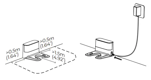 petgugu P1S Robot Vacuum Cleaner - charging base1