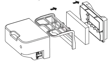 petgugu P1S Robot Vacuum Cleaner - dust filter