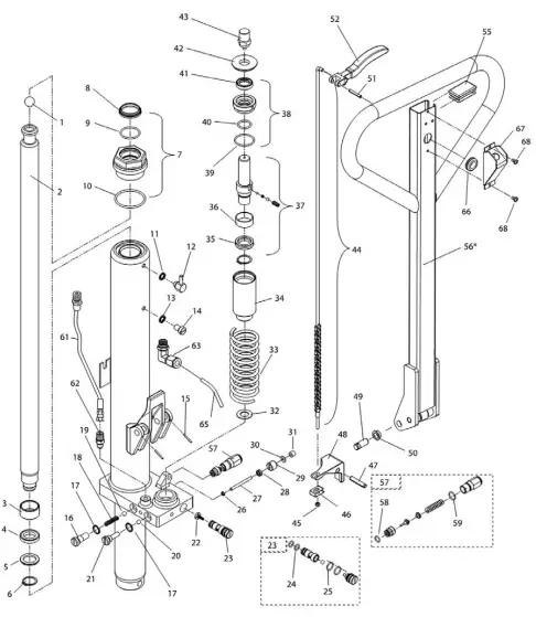 Pump & Handle Assembly Electric