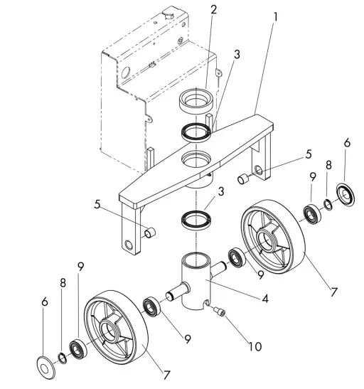 Thrust Plate • Wheel Assembly