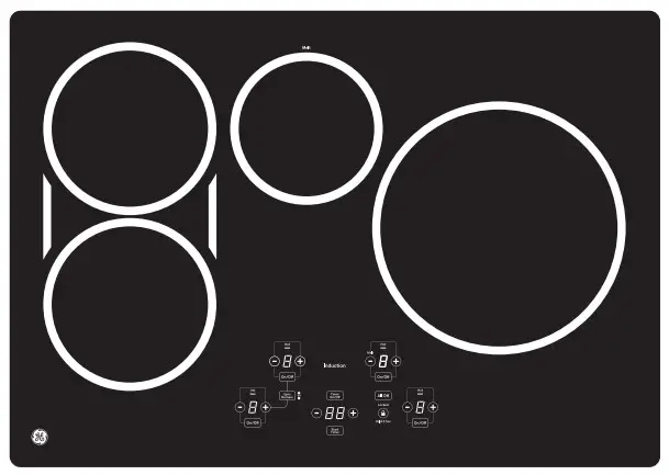 GE Profile PHP9030DJ 30 Inch Built-In Touch-Control Induction Cooktop - Touch-Control