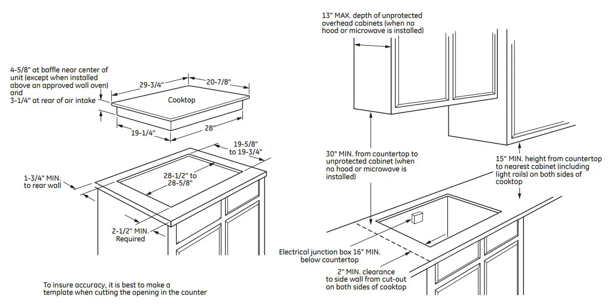 GE Profile PHP9030DJ 30 Inch Built-In Touch-Control Induction Cooktop