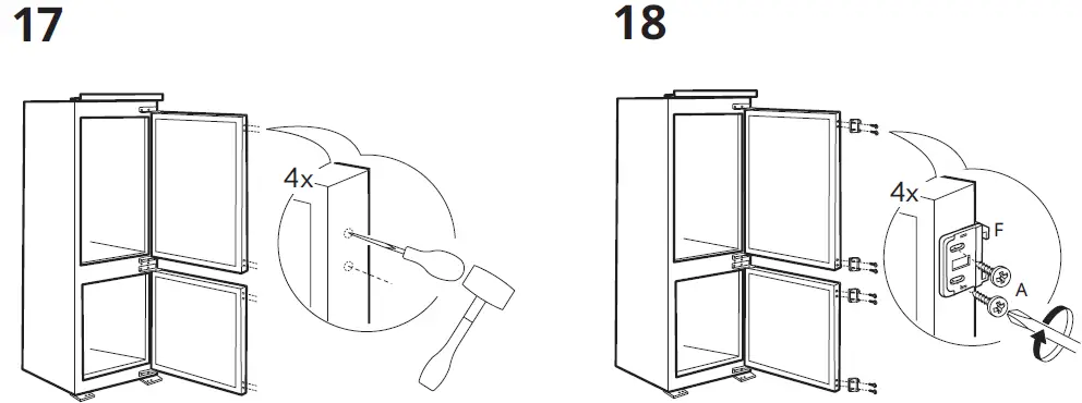 IKEA RÅKALL Integrated Refrigerator 12