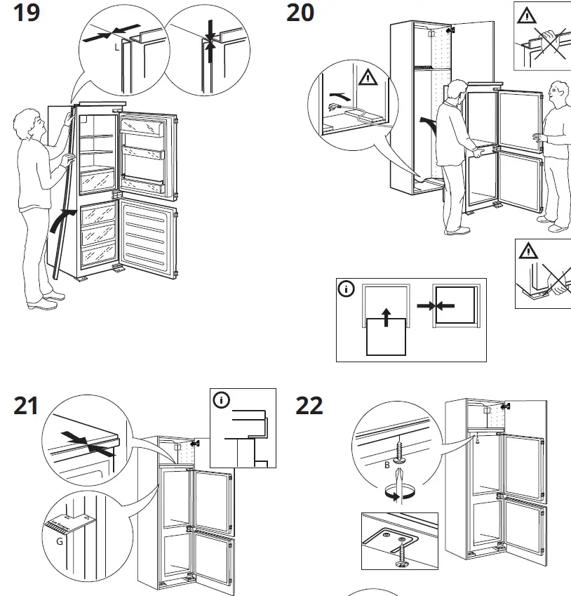 IKEA RÅKALL Integrated Refrigerator 13