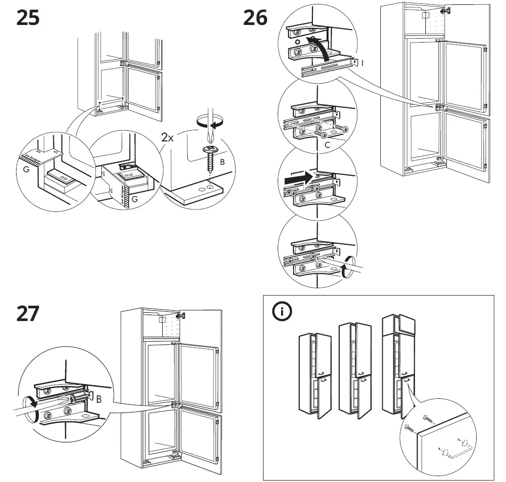 IKEA RÅKALL Integrated Refrigerator 15