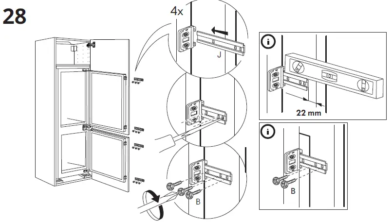 IKEA RÅKALL Integrated Refrigerator 16