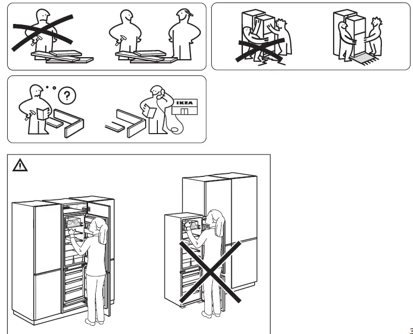 IKEA RÅKALL Integrated Refrigerator 2