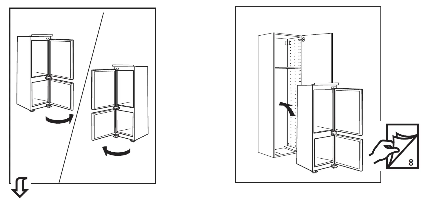 IKEA RÅKALL Integrated Refrigerator 5
