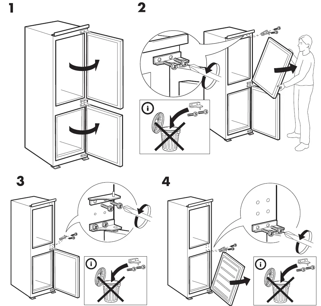 IKEA RÅKALL Integrated Refrigerator 6