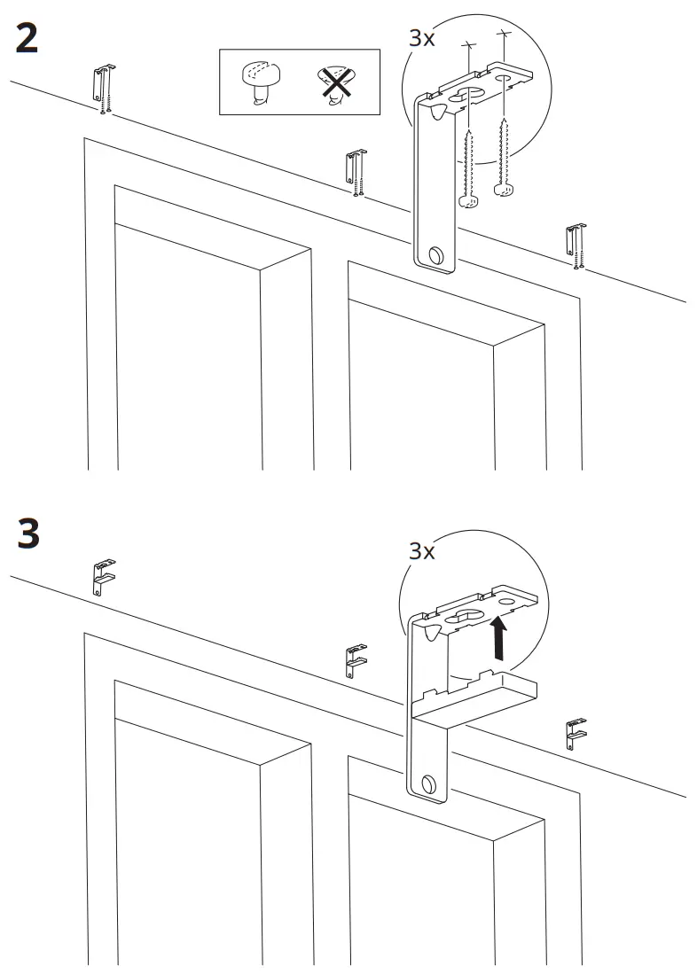IKEA KÄGELKAKTUS Double Curtain Rod Set - Fig9