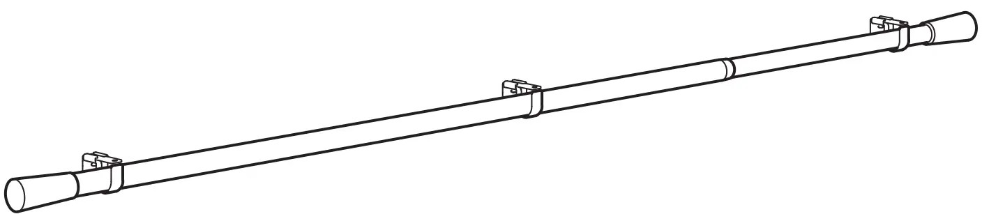 IKEA KÄGELKAKTUS Double Curtain Rod Set