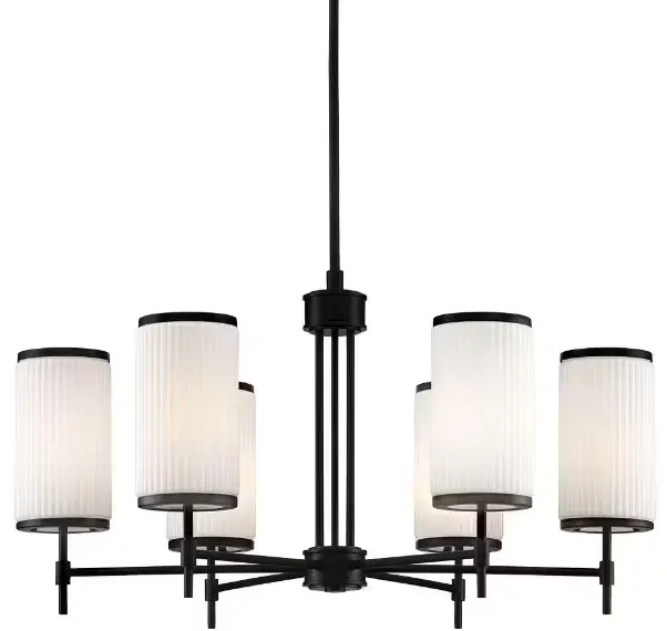 6-LIGHT CHANDELIER 38684-HBCB 6 Light Chandelier