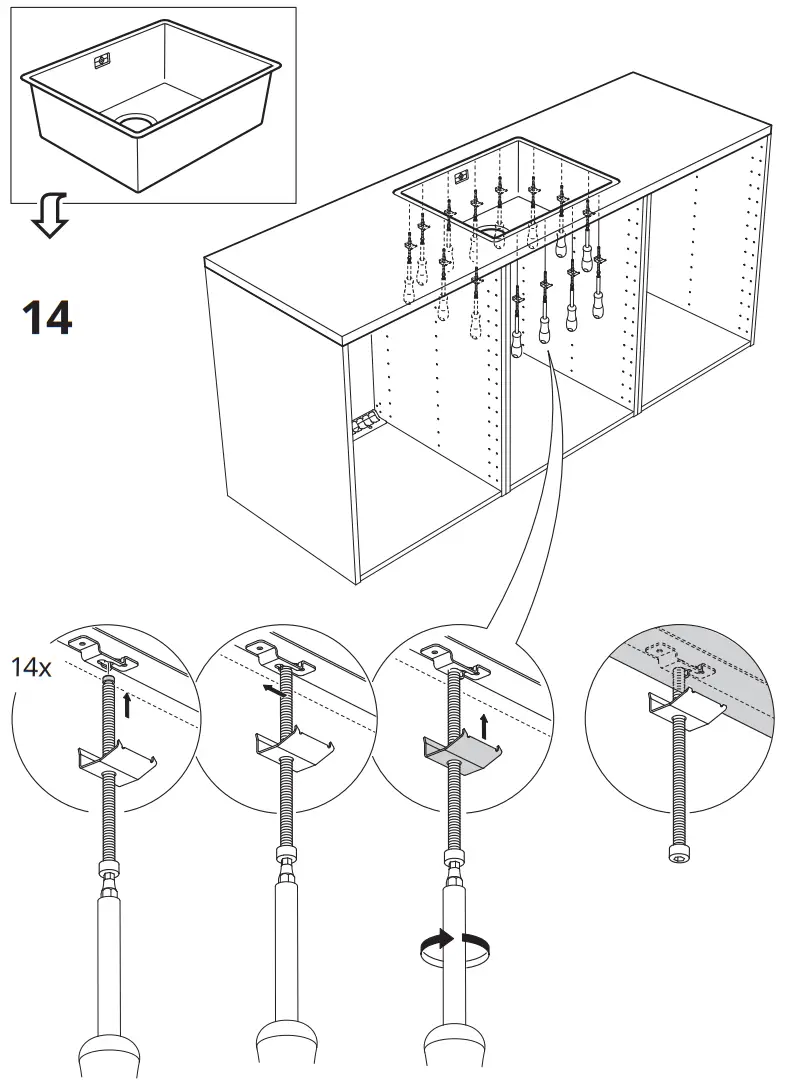 IKEA NORRSJÖN Single Bowl Sink - Feage14
