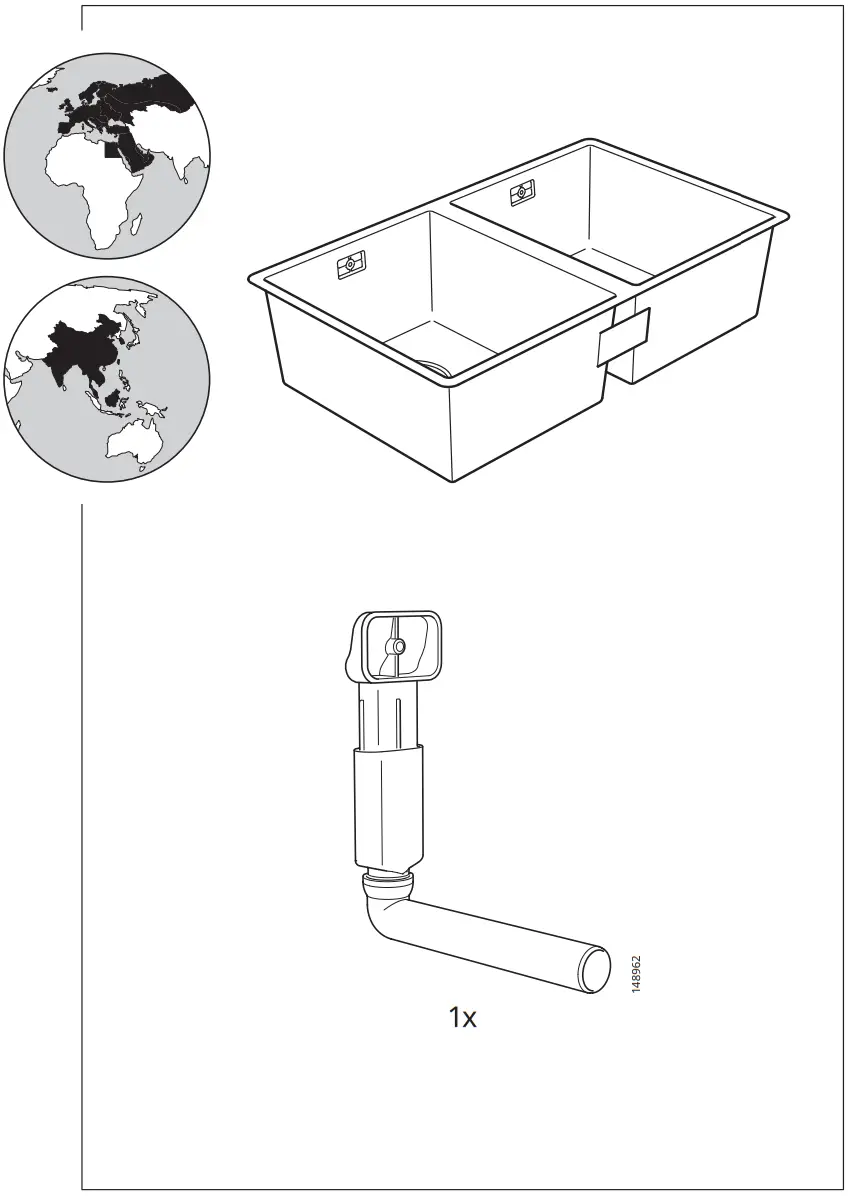 IKEA NORRSJÖN Single Bowl Sink - Feager2