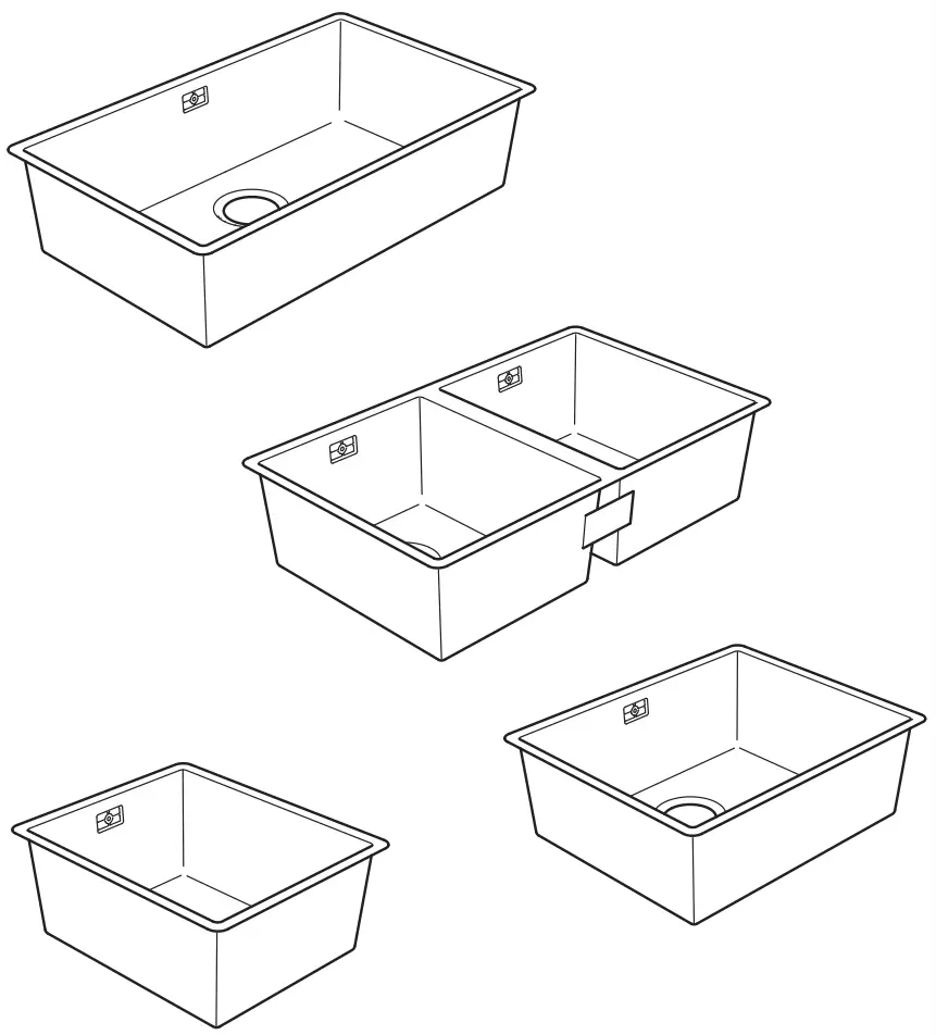 IKEA NORRSJÖN Single Bowl Sink