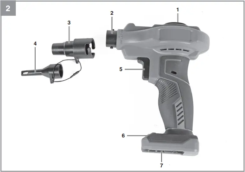 Einhell CE-AP 18 - Fig. 2