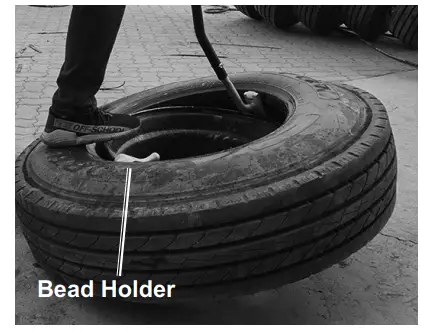 MADDOX 58758 Manual Truck Tire Changer - Bead Holder