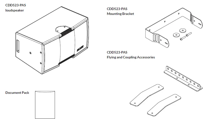 BLAZE CDD523-PAS Loudspeakers fig-1
