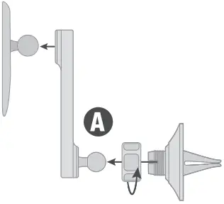 SCOSCHE Pro MS Magnetic Car Mount A6