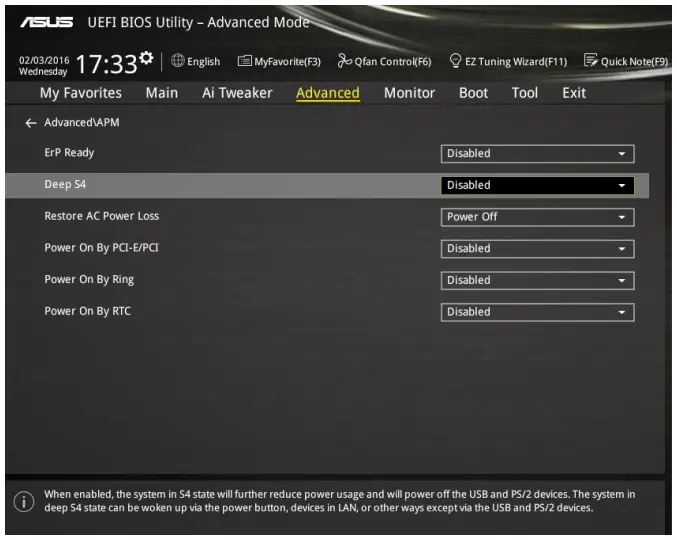 Wake on Touch Function