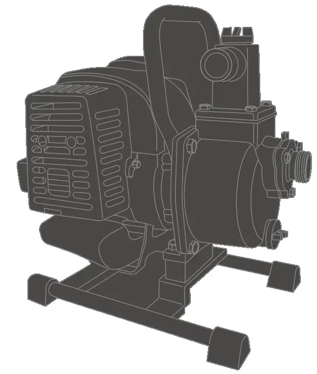 HYUNDAI 57642 Water Pump With Gasoline Engine