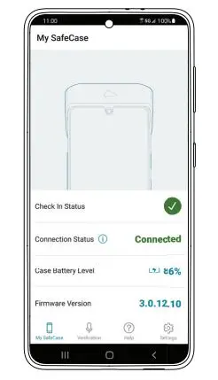 PRIVORO SafeCase Galaxy S21 - CHECKING SAFECASE STATUS