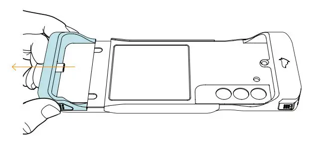 PRIVORO SafeCase Galaxy S21 - Gripping the sides, slide the base tray until it’s fully extended