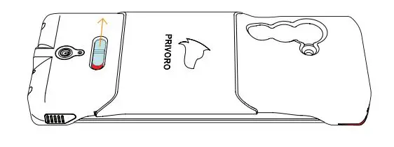 PRIVORO SafeCase Galaxy S21 - Insert your Galaxy into SafeCase. Pull the latch slide to the left, unlocking the base tray